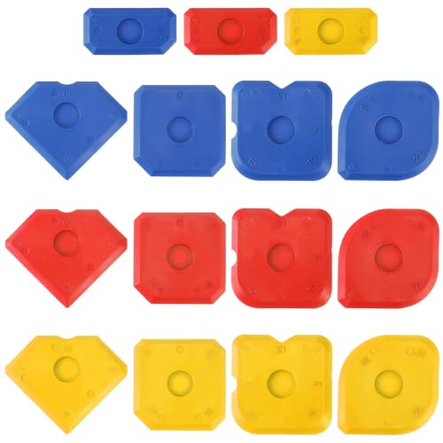15 PCS Silicone Caulk Scraper Tool Set, Caulking Remover Tool - style: 15PCS