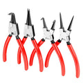 BILITOOLS 4PC 9" Internal & External Snap Ring Pliers Set - size: 9'' Internal & External Snap Ring Pliers Set