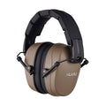 Safety Earmuffs for Ear Protection SNR 29 dB Noise Cancelling Ear muff Shooting Hunting Construction Noise Reduction - color: Brown