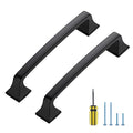 30 Pack Kitchen Cabinet Handles 5 Inch Hole Center Black Cabinet Pulls - color: Matte Black, size: 5 Inch Hole Centers