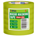 ADHES Green Delicate Surface Washi Masking Tape Painter Tape 0.7Inch - size: 18mm x 50m