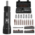 coobeast 49Pcs Preset 1/4” Drive Torque Screwdriver with S2 Bits | Torque Wrench Screwdriver Set, for Maintenance,Tools,Bike Repairing,Mounting,Inch Pound Torque Range 10-70 In-lb - size: 49 PCS