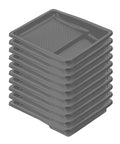 Bates- Paint Tray Liner, 9 Inch, 10 pcs, Grey Paint Pans Trays, Plastic Paint Tray, Roller Tray Liners - color: Gray, size: 10 Pack 9 Inch
