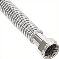 EZ-Fluid 18" x 3/4-Inch FIP x 3/4-Inch FIP Corrugated Flexible Stainless Steel Water Heater Connector Supply Line for Female Iron Water Hose Pipes Fitting,18-Inch (1-Pc) - size: 3/4-Inch FIP x 3/4-Inch FIP, 18-Inch