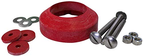 Korky 464BP Universal Toilet Tank to Bowl Gasket & Hardware Kit - Fits Most 2-Inch, 2-Piece Toilet Tanks - Made in USA, 3 Pack