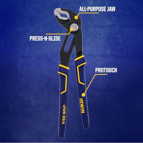 IRWIN Tools VISE-GRIP GrooveLock Pliers Set, 8 Piece, 2078712