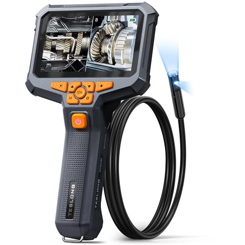 Teslong Dual Lens 3.3FT Endoscope Camera for Drain & Plumbing Inspection - size: 3.3FT