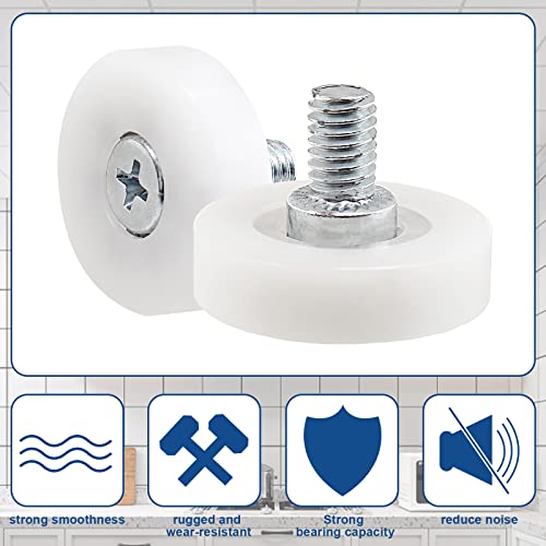Litoexpe 12 Pieces 1" Drawer Slide Roller Wheel - size: 1 Inch