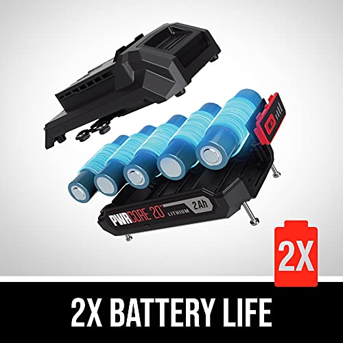 SKIL PWRCore 20 20V Brushed 5" Random Orbital Sander, Variable Speed, Includes 3pc Sandpaper, Dust Box, 2.0Ah Battery and Charger - SR6604B-10 - style: 20V Sander Kit