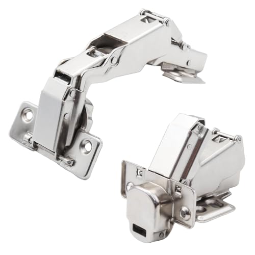 2Pcs 180 Degree Full Overlay Cabinet Hinges