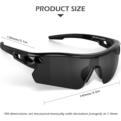 OXG Work Safety Glasses for Men Women, ANSI Z87.1 UV Protection - color: Grey