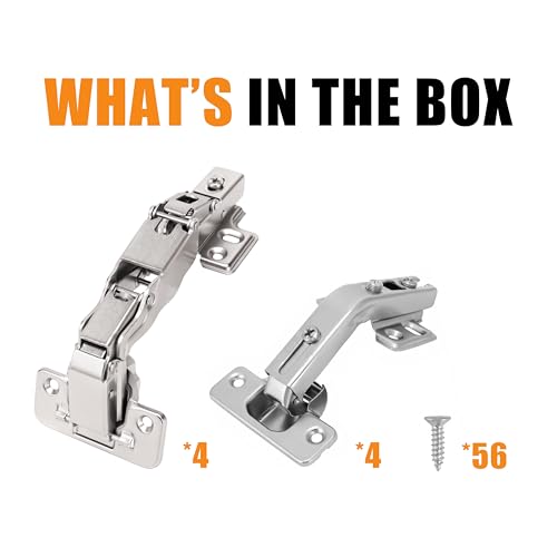 HBL' 165°& 135° Lazy Susan Cabinet Hinges, Two Doors Corner Cabinet Hinges - size: 2 Set