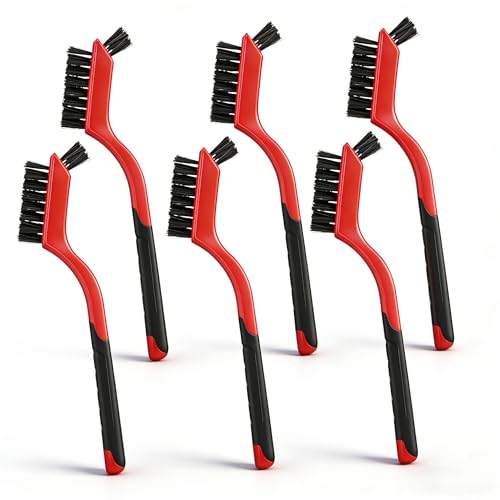 Thin Cleaning Brush, Detail Brush Set, Tiny Cleaning Brush for Tight Spaces - size: 6PCS Nylon Brushes