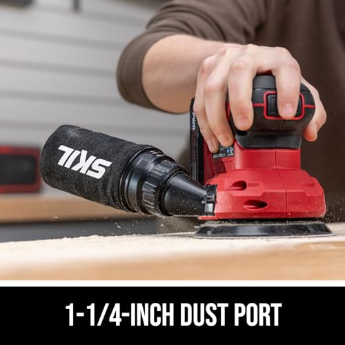 SKIL PWR CORE 20V Brushless Random Orbital Sander Kit Including 2.0Ah Battery and Charger-SR7603B-10 - style: 20V Brushless Sander Kit