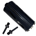 Core Drill Bits 4 1/4 inch Diameter 10in/254mm Drilling Depth Concrete Laser-Welded for Concrete with Rebar Brick Block Masonry Two 5/8-11" Thread Adapters - size: 4 1/4 inch | 108mm