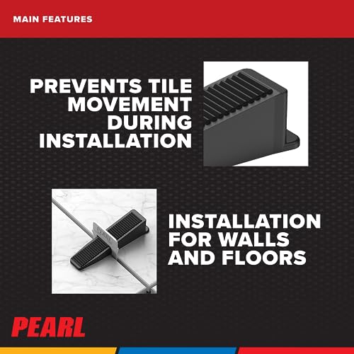 PEARL ABRASIVE CO. Leveling System Box of 500 Wedges