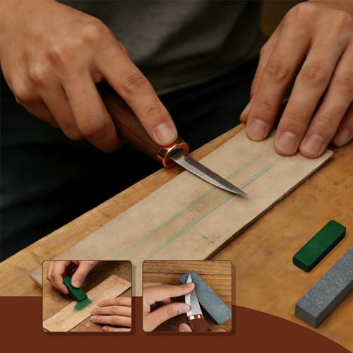 21-Piece Wood Carving Tools Kit - Complete Whittling Set with Detail Knives, Hook Knives, Sharpening Stone, Basswood Blocks & Cut Resistant Gloves for Beginner & Advanced Wood