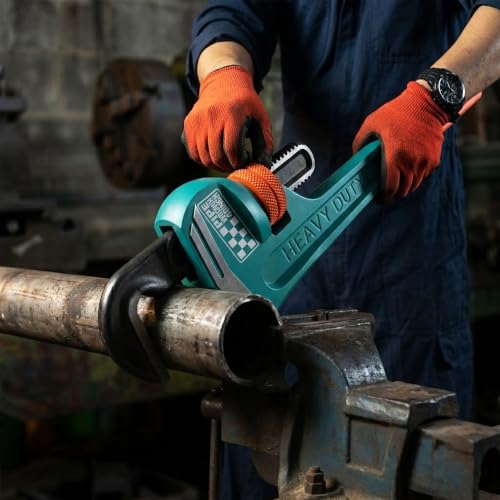Heavy Duty Pipe Wrench, 48" Adjustable Straight Plumbing Wrench, High Drop-Forged jaws, Professional Pipeline Tool for Water Pipe Fittings, Mechanical assembly, Workshop Operations - size: 48inch