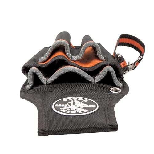 Klein Tools 5240 Tool Pouch, Tradesman Pro Maintenance Tool Pouch with 9 Pockets, Tape Thong, 2-Inch Tunnel Loop, Great Electrician Holster - style: Small Pouch