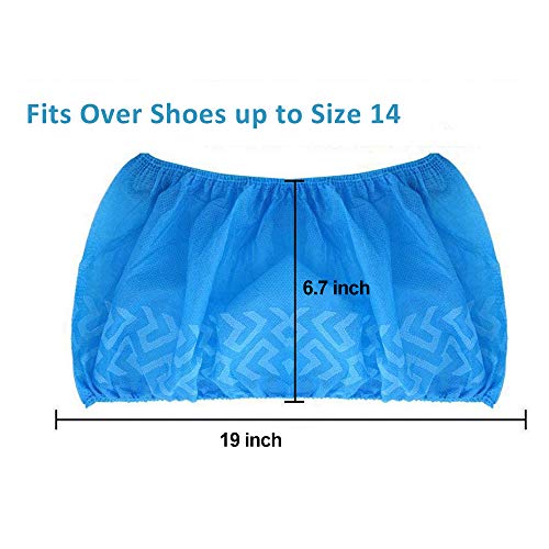 Disposable Shoe Covers, Non-Slip, 500 Pairs, Fits Men's 14 - size: Extra Large 1000 Pack