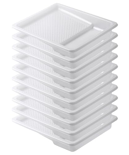 Bates Choice- Paint Tray Liner, White Paint Pans Trays, Pan Liners, 9 Inch, 10 pcs - color: White, size: 10 Pack 9 Inch