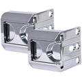 Home Security Door Lock, 2 Pack Door Reinforcement Lock, Child Proof Silver - color: Silver