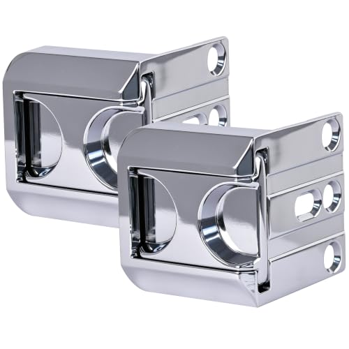 Home Security Door Lock, 2 Pack Door Reinforcement Lock, Child Proof Silver - color: Silver