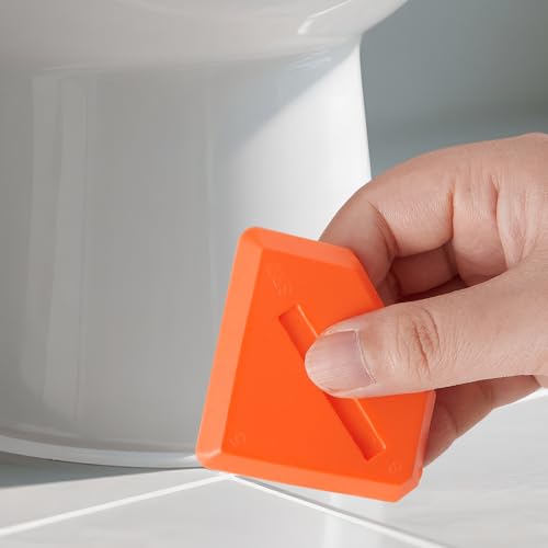 4 Pieces Silicone Caulking Tools Compatible with Sealant Grout Finishing Sealing Orange Caulk Tool Kit Caulking Finishing Tools