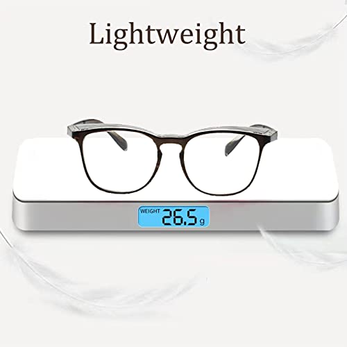 Safety Glasses for Men Women, Anti Fog Safety Goggles Comfortable Blue Light Blocking UV Protective Adult Nurse - color: Square Black Grey Brown 3pack