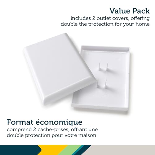 Safety 1st OutSmart Outlet Shield - size: 1 Count (Pack of 2)