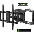 Full Motion TV Wall Mount for 55/65/75/85/86/90 inch TVs, Heavy Duty Sliding Bracket with Tool-Free Tilt up to 150 lbs, Wall Mount with Dual Articulating Arms, VESA 600x400mm, 12-24" Studs-USX MOUNT - size: 42-97inch