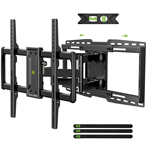 Full Motion TV Wall Mount for 55/65/75/85/86/90 inch TVs, Heavy Duty Sliding Bracket with Tool-Free Tilt up to 150 lbs, Wall Mount with Dual Articulating Arms, VESA 600x400mm, 12-24" Studs-USX MOUNT - size: 42-97inch