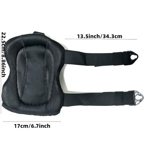 1 Pair Professional Gel Knee Pads for Work with Soft Foam and Gel Cushion — Perfect for Construction