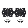 Oil Rubbed Bronze Butterfly Hinges with Removable Pin - Pack of 2 - Surface Mount Cabinet Door Hinges - UA-261-HOB (1) - color: Oil Rubbed Bronze