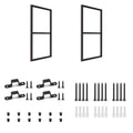 2-Tier Square Shelf Bracket, Wall & Ceiling Mount, 2 Pack - size: 2 Tier Bracket-2 Pack