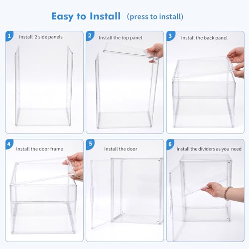 Upgraded Baby Bottle Storage Organizer for Countertop Cabinet, Thickened - size: Large