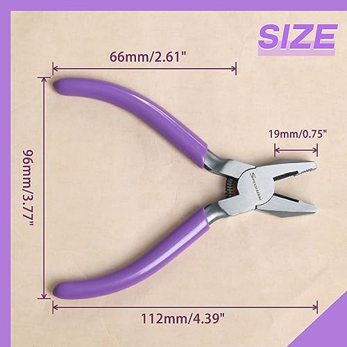 SPEEDWOX Mini Linesman Combination Pliers - Jewelry and Safety Wire Pliers - Screw Extractor and Removal Tool for Stripped Screws - style: Linemans Pliers