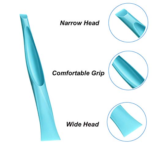 15 Pack Multipurpose Stiff Scraper Gum Scraper,Flexible Plastic
