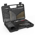 ENERTWIST 109Pcs Drill Bit Set with Ratchet Screwdriver Portable Case - style: 109PCS