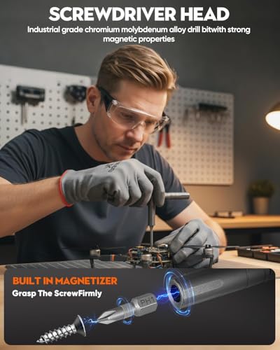 Saker 42-in-1 Magnetic Screwdriver Kit with T Handle Multi-Bit Ratchet Screwdriver Set Gifts for Father, Dad, Home, Computer, Bicycle, Furniture, DIY Dark Grey - style: 42 in 1 Classic