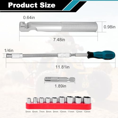 Universal Belt Changing Tool Kit, Polaris RZR Clutch Cover Removal Set