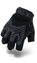 Ironclad IEXT-FIBLK-06-XXL Tactical Fingerless Impact Glove Black, XX-Large