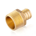 100-PACK EFIELD Pex Crimp Fitting,1/2"Male Adapter(PEX1807017-100) - size: P100, style: 1/2 x 1/2