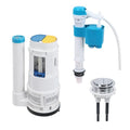 T Tulead Toilet Dual Flush Valve 2.5", Fill Valve 1/2", Push Button 1.88" - size: Push Button: 1.88"