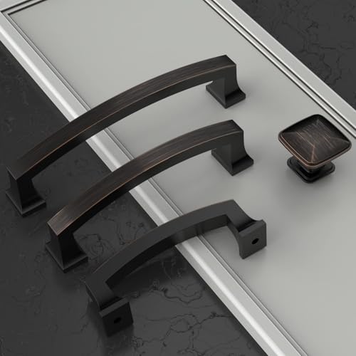 Amerdeco 10 Pack Oil Rubbed Bronze Cabinet Pulls 7.5" - color: Oil Rubbed Bronze, size: 7.5" hole center