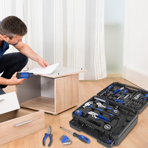 Prostormer 369-Piece Drill Tool Sets Combo Kit, Blue - color: Blue