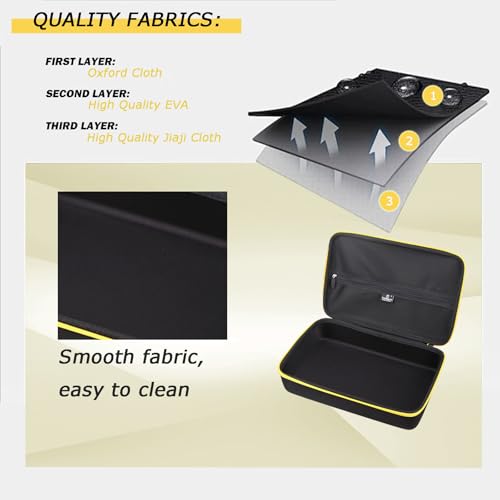 Tourmate Hard Storage Case for HURRICANE/MECHEER/WFOEJEJ/WORKPRO/Milwaukee Wood Chisel Set - Travel Box Suitable for 4/8 Piece&Complete Sets of Chisels(Box for Sale) (Black & Yellow, L (16 PCS)) - size: L (16 PCS)