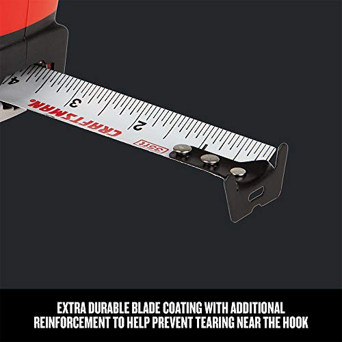 CRAFTSMAN Tape Measure, PROREACH, 35-Foot (CMHT37575S) (Pack of 6) - size: (Pack of 6)