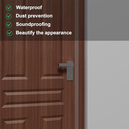 T-Shaped Door Seal Weather Stripping- 20 Ft x 2in Clear - size: 2" W x 20'L x 0.2"T