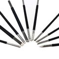 High Carbon Steel 10pcs Stone Carving Chisels/Knives Kits with Alloy Steel Handle